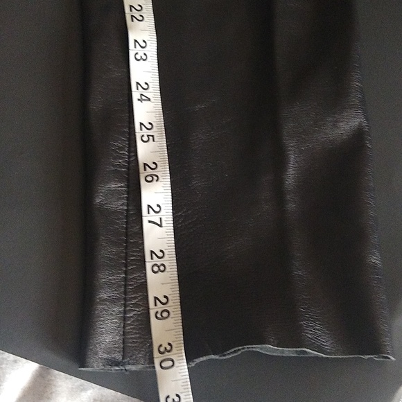 Le Baz vintage lined soft black leather pants size 6 - Picture 5 of 8